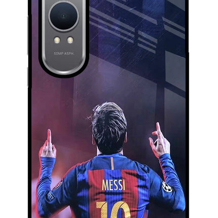 Messi OnePlus Nord CE4 Lite Glass Case