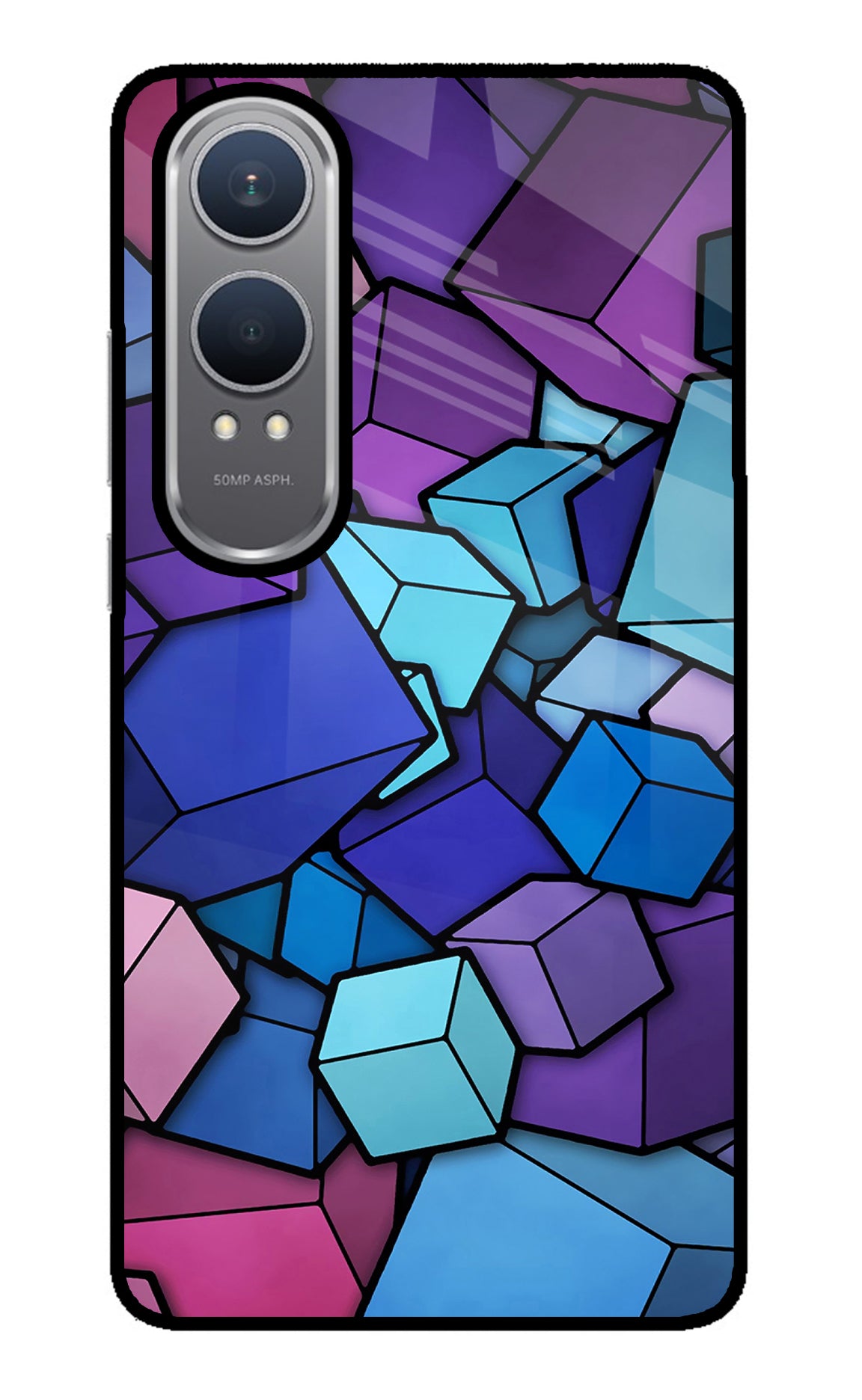 Cubic Abstract OnePlus Nord CE4 Lite Glass Case