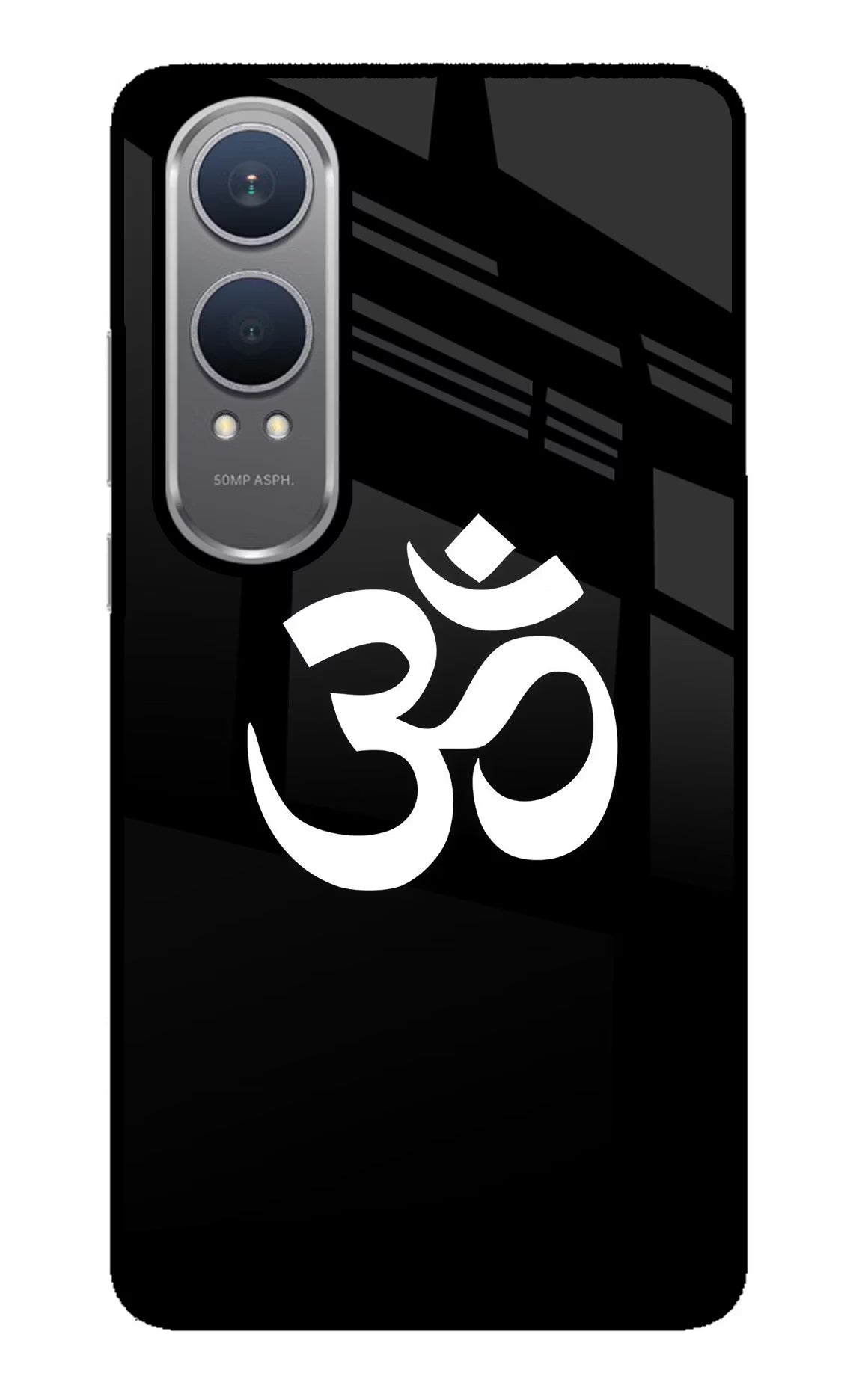 Om OnePlus Nord CE4 Lite Glass Case Back Cover by Casekaro