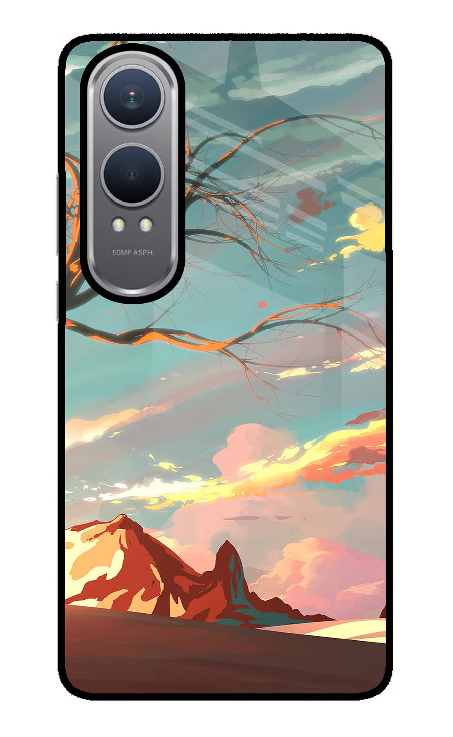 Scenery OnePlus Nord CE4 Lite Back Cover, Glass case