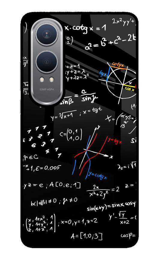 Mathematics Formula OnePlus Nord CE4 Lite Glass Case