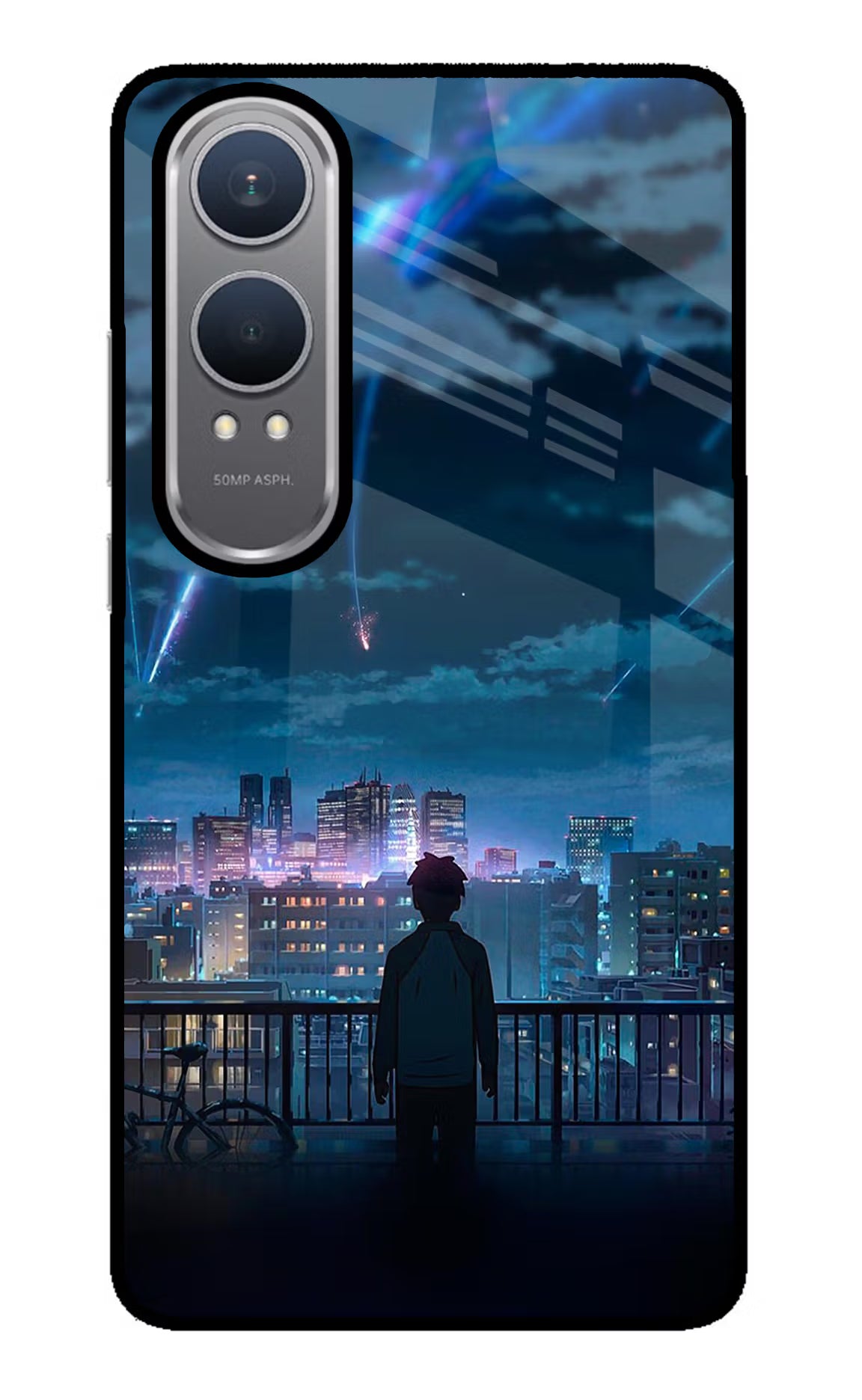 Anime OnePlus Nord CE4 Lite Glass Case Back Cover by Casekaro