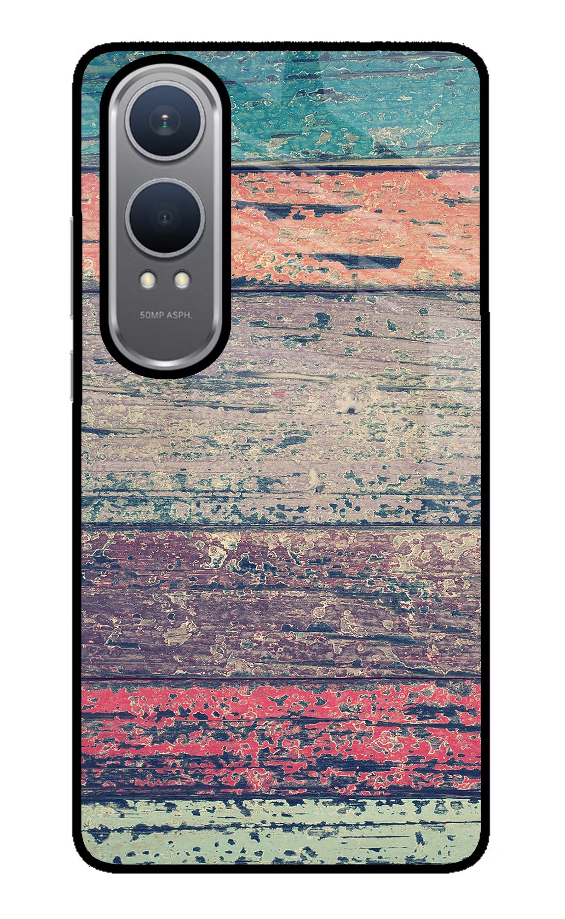 Colourful Wall OnePlus Nord CE4 Lite Glass Case Back Cover by Casekaro