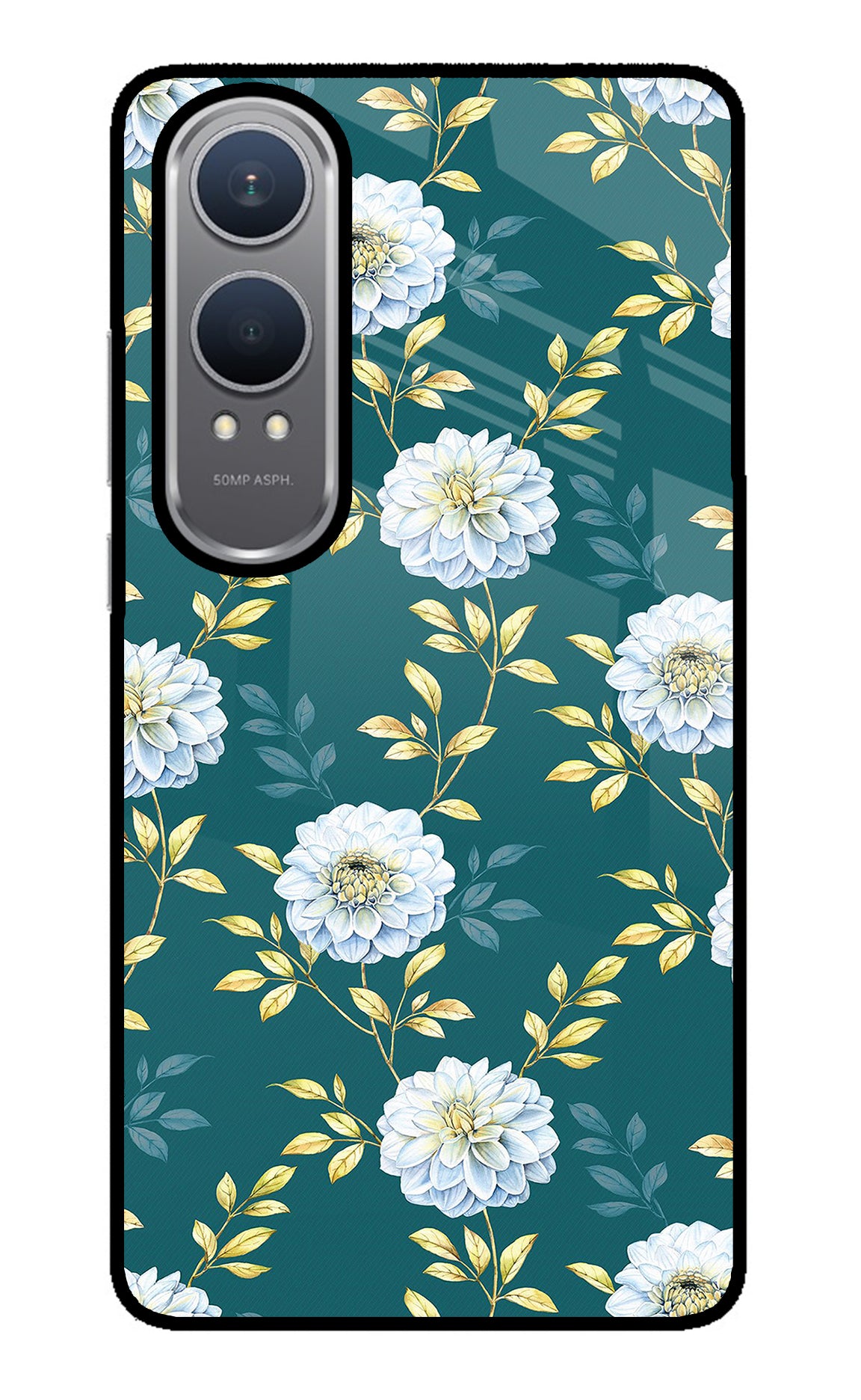 Flowers OnePlus Nord CE4 Lite Glass Case