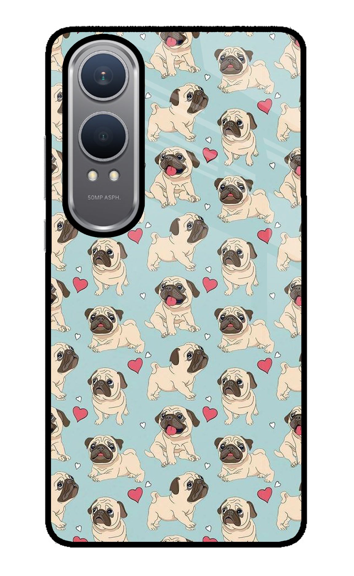 Pug Dog OnePlus Nord CE4 Lite Glass Case