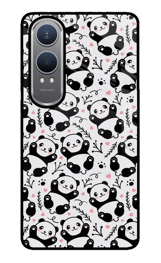 Cute Panda OnePlus Nord CE4 Lite Glass Case