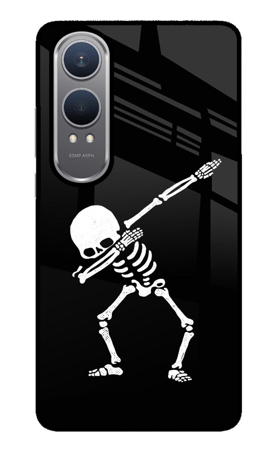 Dabbing Skeleton Art OnePlus Nord CE4 Lite Glass Case