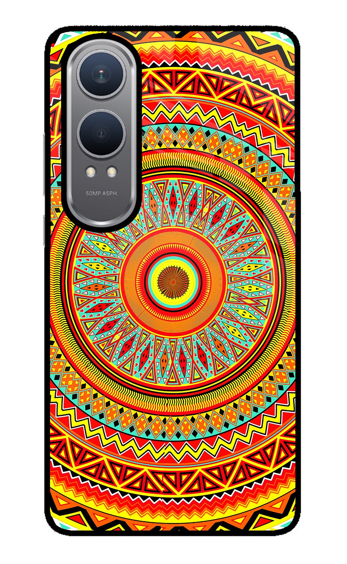 Mandala Pattern OnePlus Nord CE4 Lite Glass Case