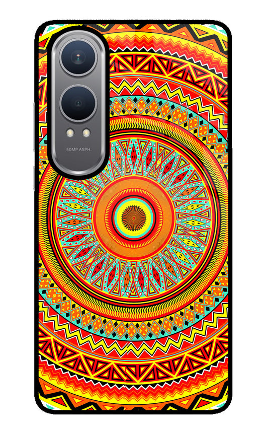 Mandala Pattern OnePlus Nord CE4 Lite Glass Case