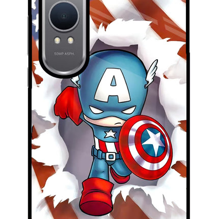 Captain America OnePlus Nord CE4 Lite Glass Case