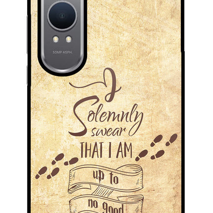 I Solemnly swear that i up to no good OnePlus Nord CE4 Lite Glass Case