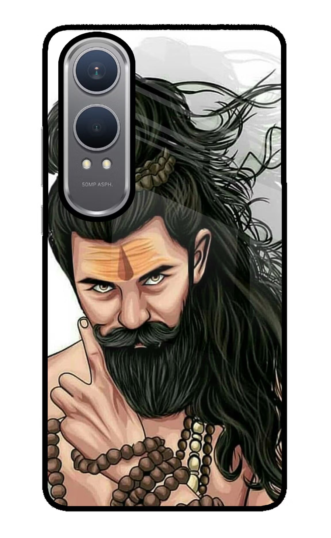 Mahadev OnePlus Nord CE4 Lite Glass Case Back Cover by Casekaro