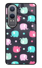 Elephants OnePlus Nord CE4 Lite Glass Case