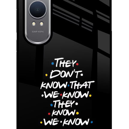 FRIENDS Dialogue OnePlus Nord CE4 Lite Glass Case