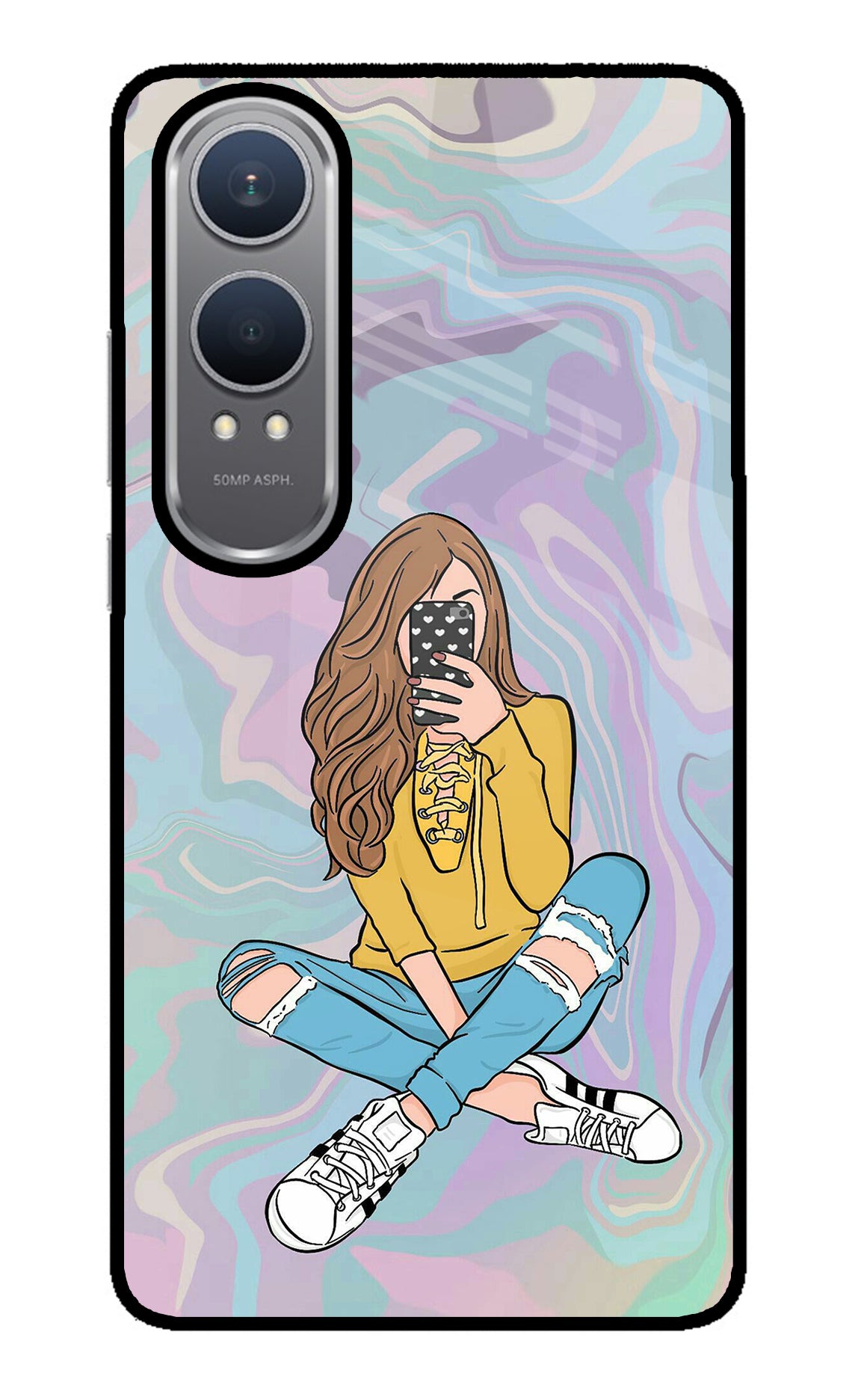 Selfie Girl OnePlus Nord CE4 Lite Back Cover