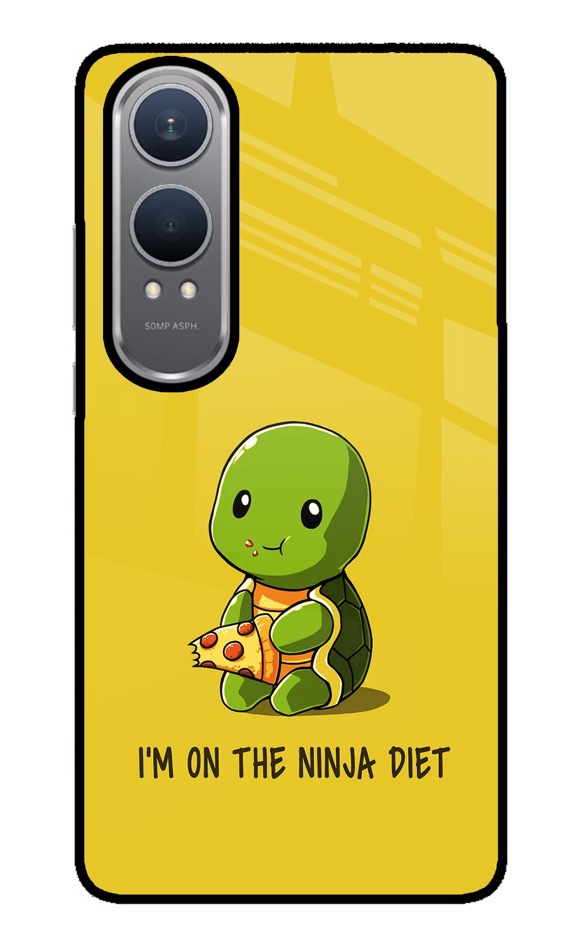 I'm on Ninja Diet OnePlus Nord CE4 Lite Glass Case Back Cover by Casekaro