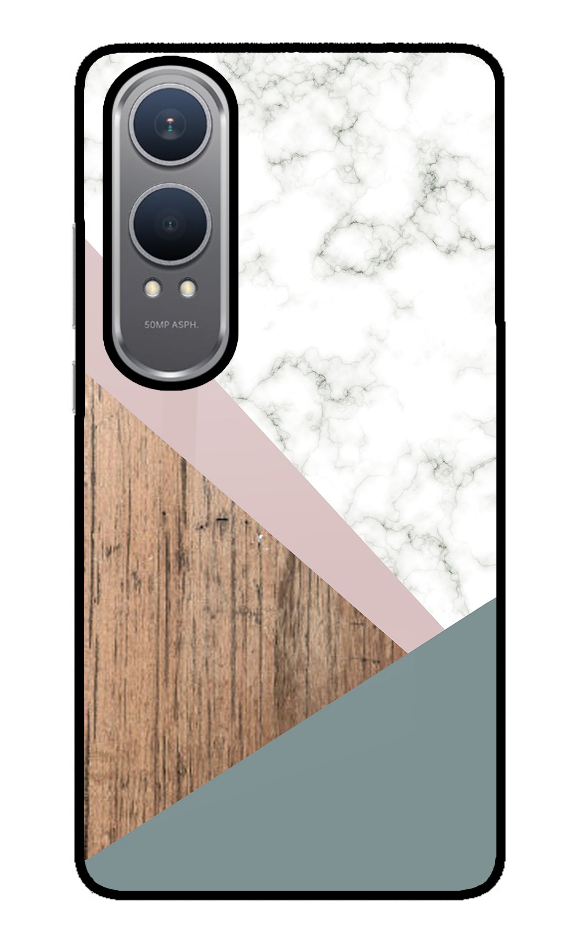 Marble wood Abstract OnePlus Nord CE4 Lite Glass Case