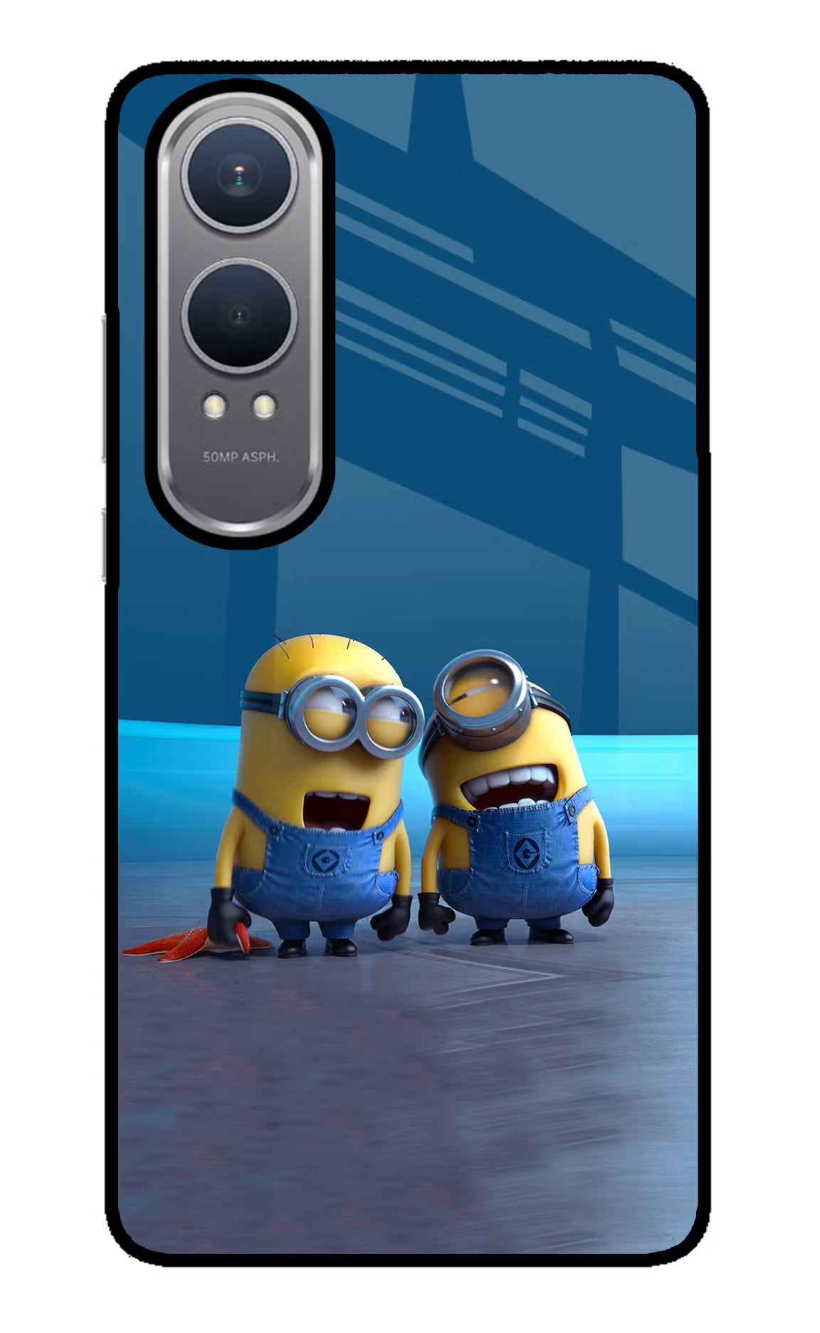 Minion Laughing OnePlus Nord CE4 Lite Glass Case Back Cover by Casekaro