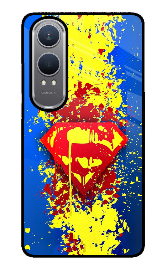 Superman logo OnePlus Nord CE4 Lite Glass Case