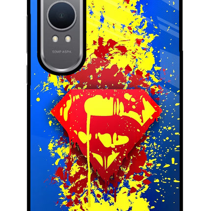 Superman logo OnePlus Nord CE4 Lite Glass Case