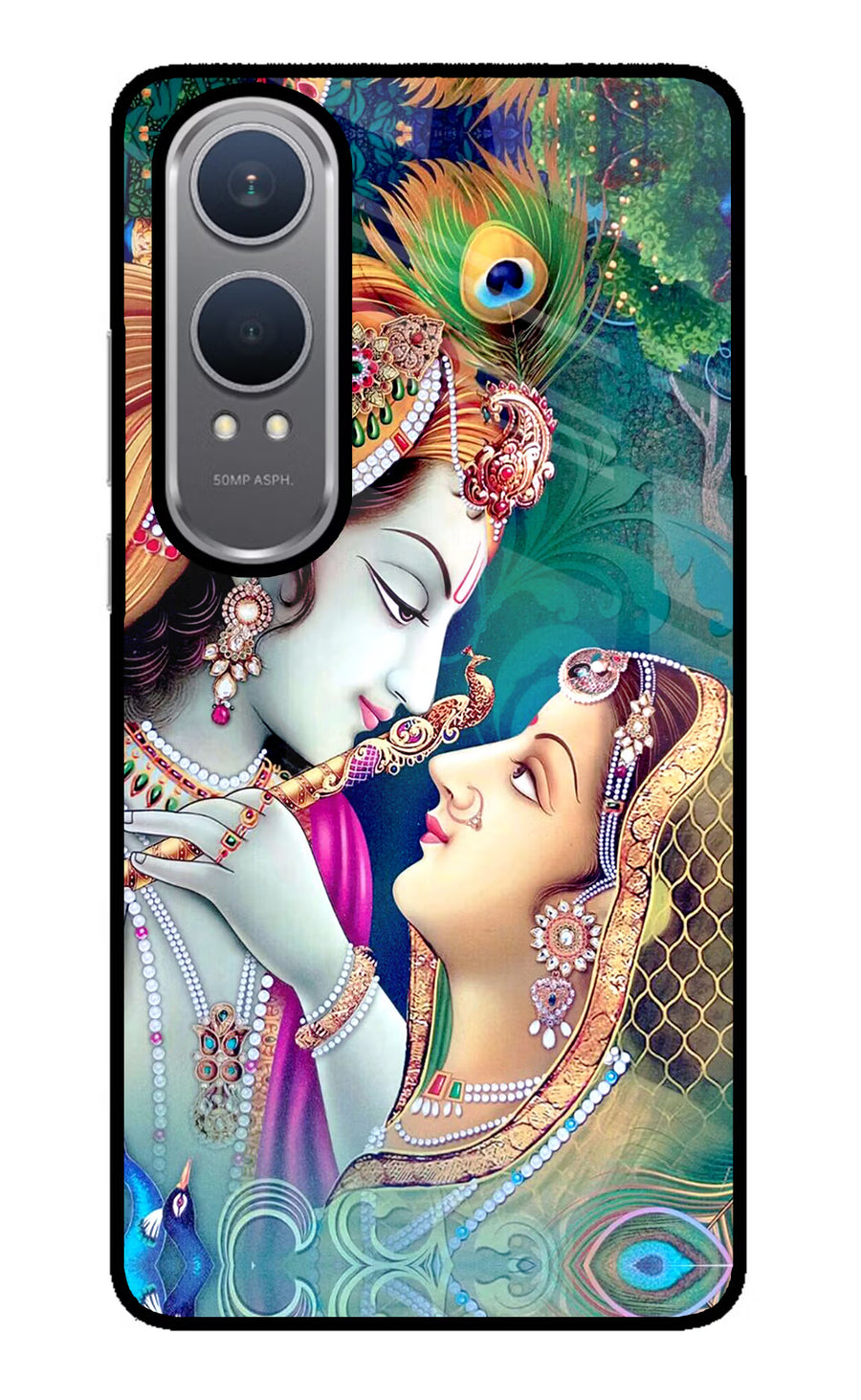 Lord Radha Krishna OnePlus Nord CE4 Lite Back Cover, Glass case