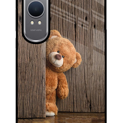 Teddy Wooden OnePlus Nord CE4 Lite Glass Case