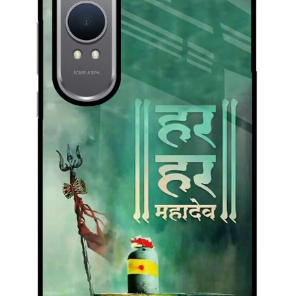Har Har Mahadev Shivling OnePlus Nord CE4 Lite Glass Case
