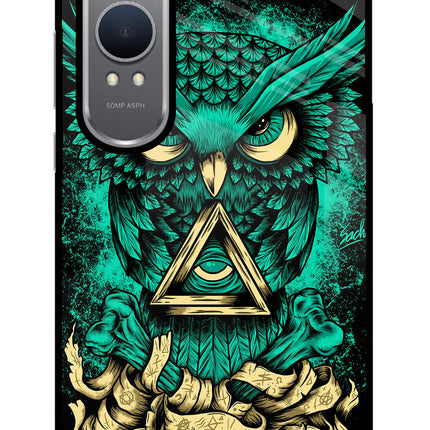 Green Owl OnePlus Nord CE4 Lite Glass Case