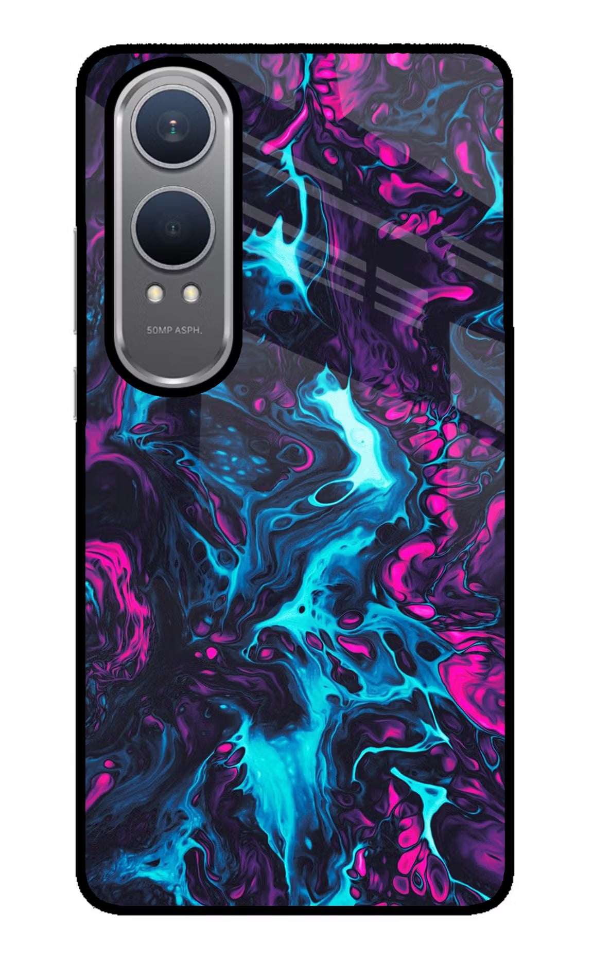 Abstract OnePlus Nord CE4 Lite Glass Case Back Cover by Casekaro