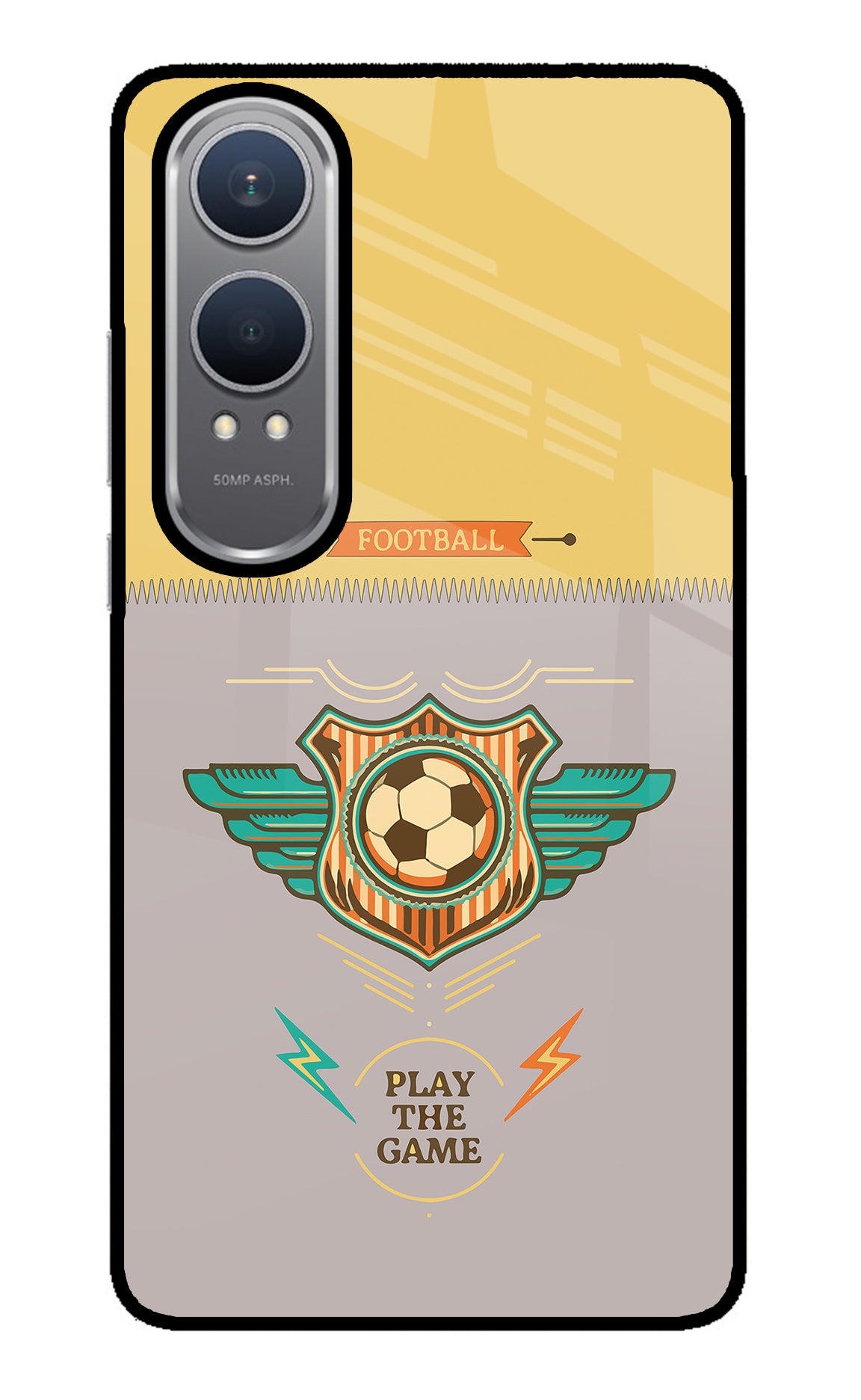 Football OnePlus Nord CE4 Lite Glass Case