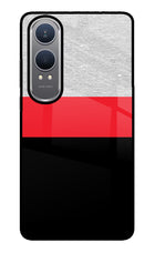 Tri Color Pattern OnePlus Nord CE4 Lite Glass Case