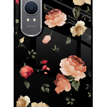 Flowers OnePlus Nord CE4 Lite Glass Case
