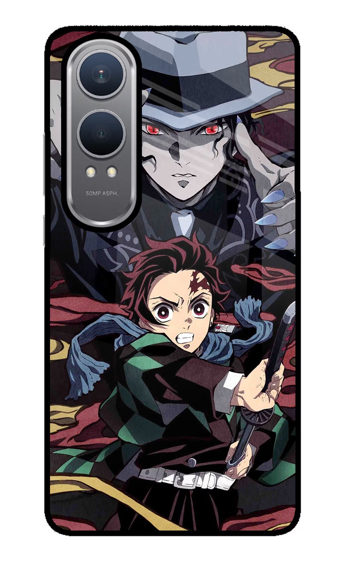 Demon Slayer OnePlus Nord CE4 Lite Glass Case Back Cover by Casekaro