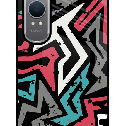 Geometric Graffiti OnePlus Nord CE4 Lite Glass Case