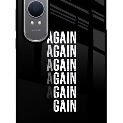 Again Again Gain OnePlus Nord CE4 Lite Glass Case