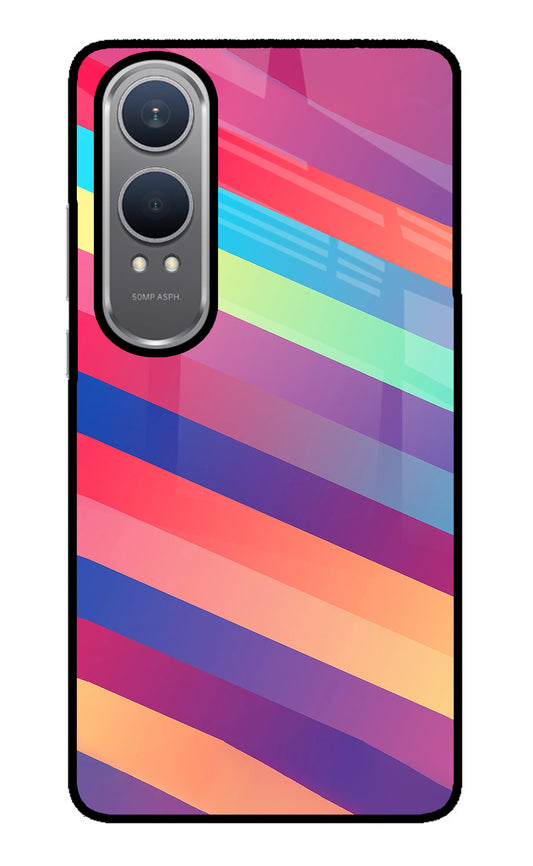 Stripes color OnePlus Nord CE4 Lite Glass Case