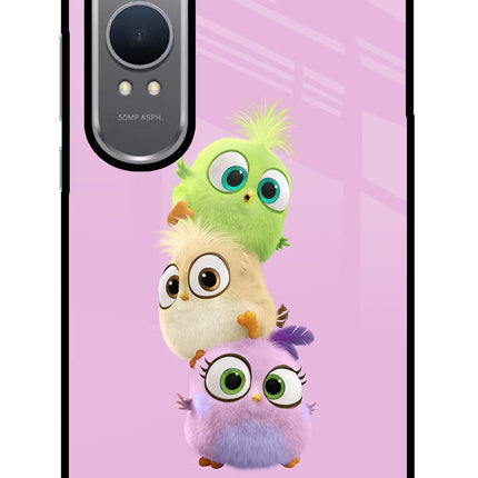 Cute Little Birds OnePlus Nord CE4 Lite Glass Case