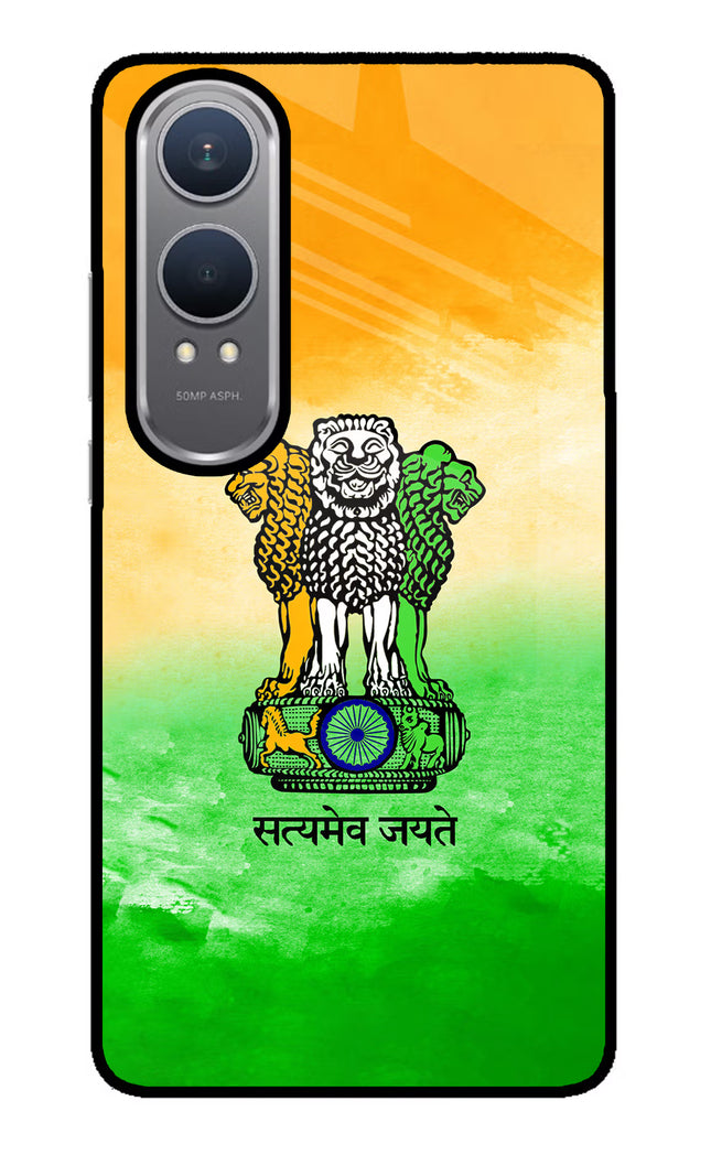 Satyamev Jayate Flag OnePlus Nord CE4 Lite Glass Case