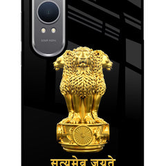 Satyamev Jayate Golden OnePlus Nord CE4 Lite Glass Case
