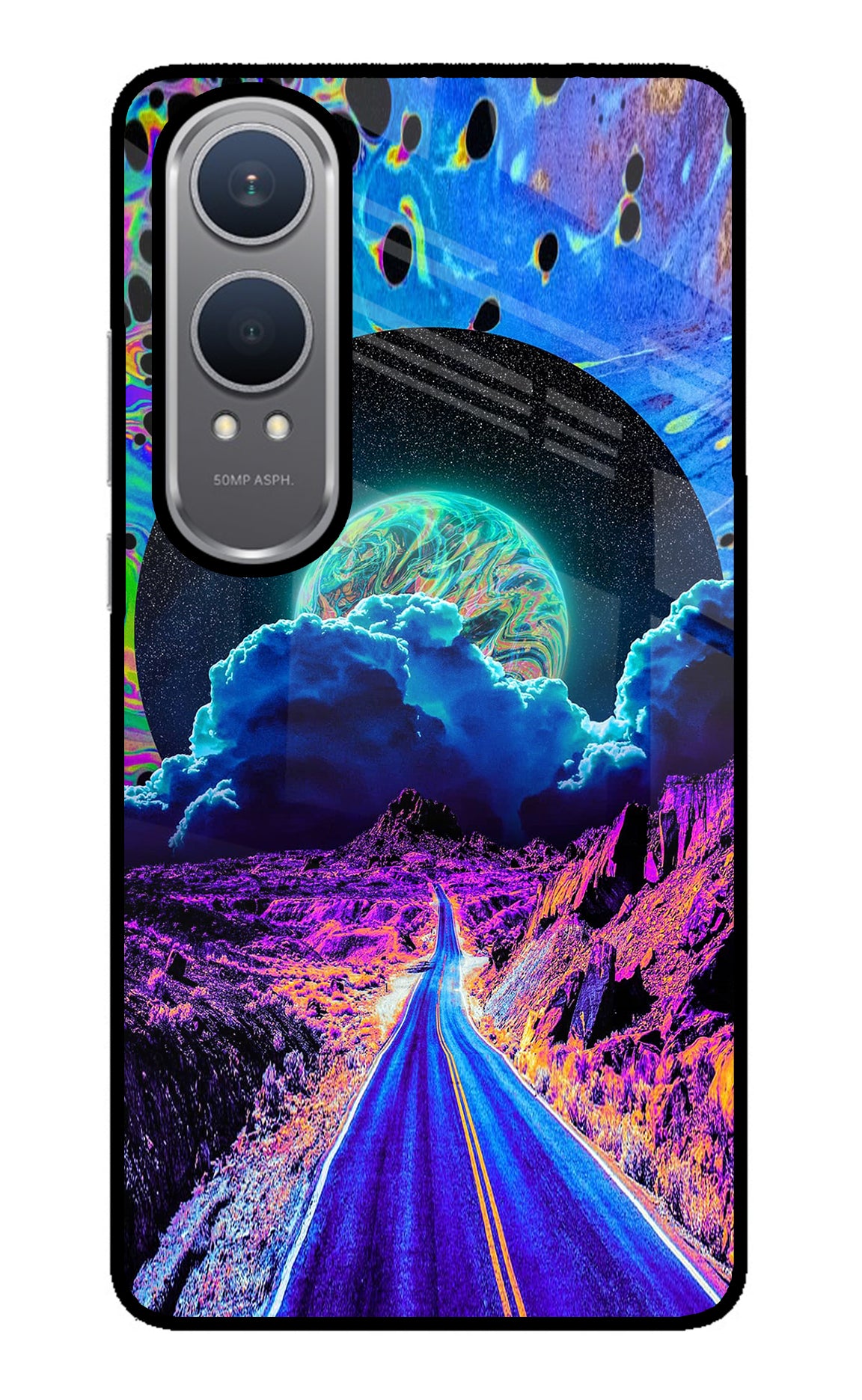 Psychedelic Painting OnePlus Nord CE4 Lite Glass Case