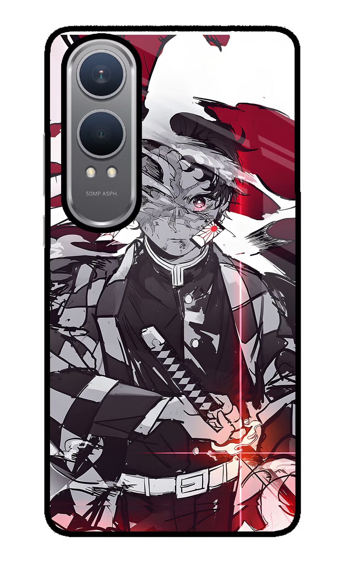 Demon Slayer OnePlus Nord CE4 Lite Glass Case Back Cover by Casekaro