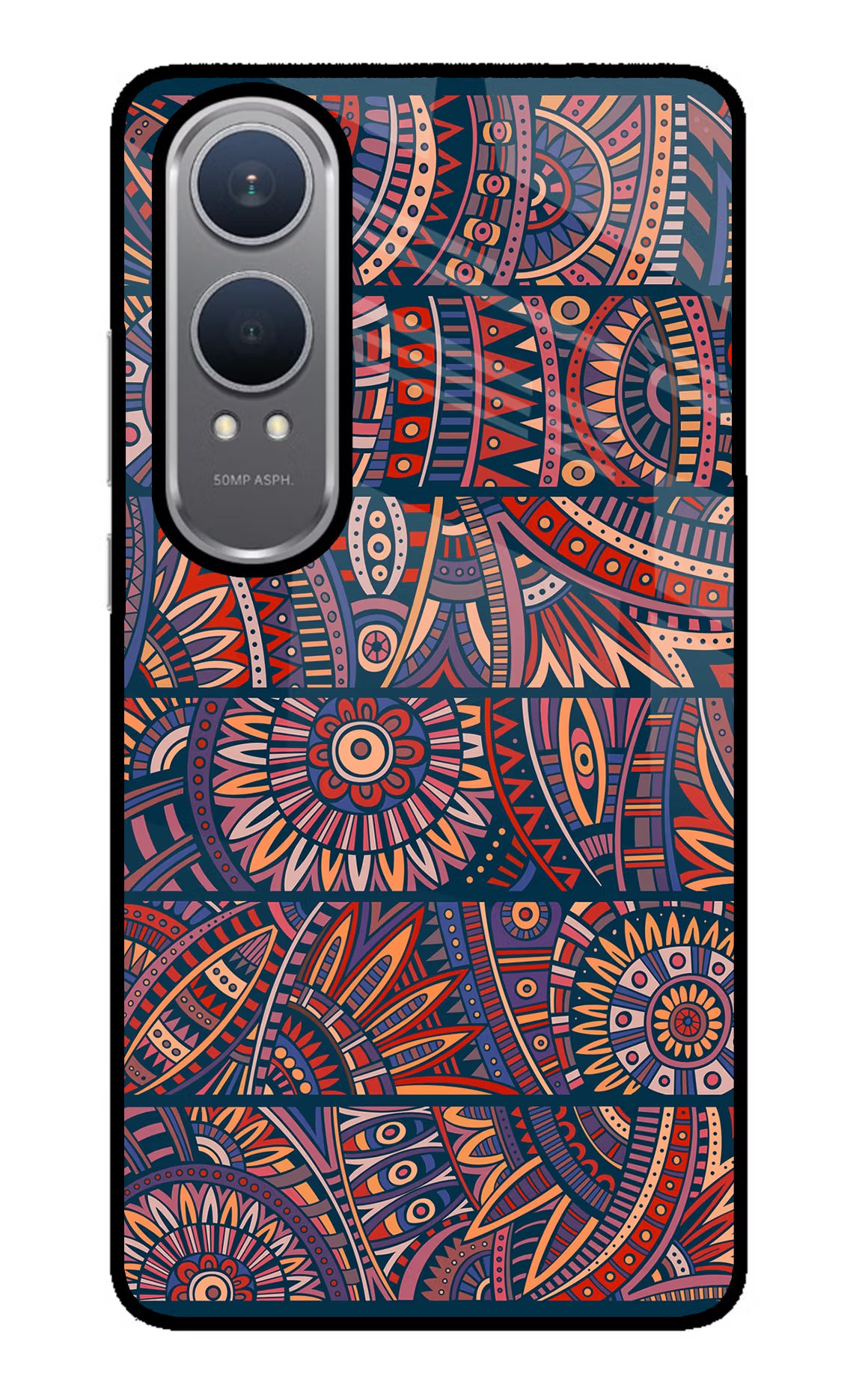 African Culture Design OnePlus Nord CE4 Lite Glass Case Back Cover by Casekaro