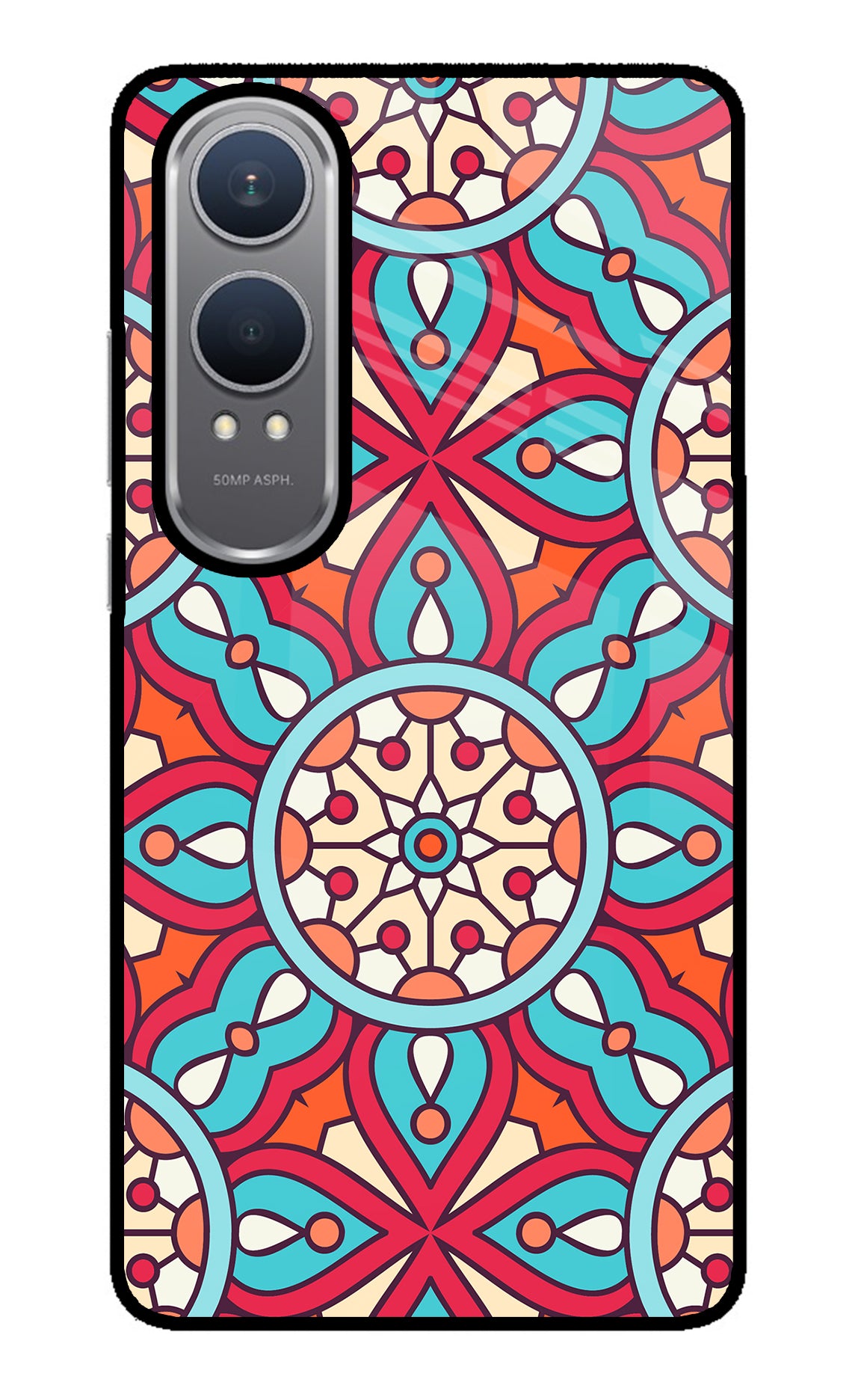 Mandala Geometric OnePlus Nord CE4 Lite Glass Case