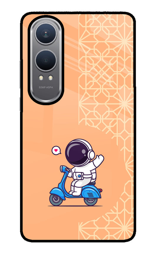 Cute Astronaut Riding OnePlus Nord CE4 Lite Glass Case