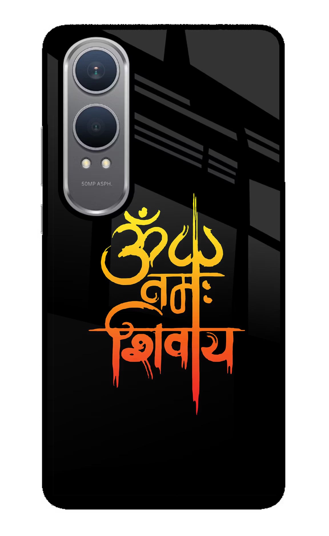 Om Namah Shivay OnePlus Nord CE4 Lite Glass Case Back Cover by Casekaro