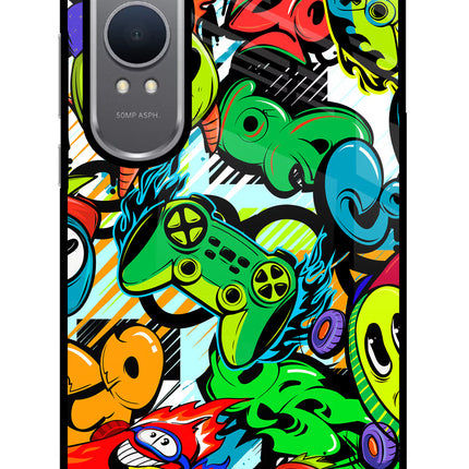 Game Doodle OnePlus Nord CE4 Lite Glass Case