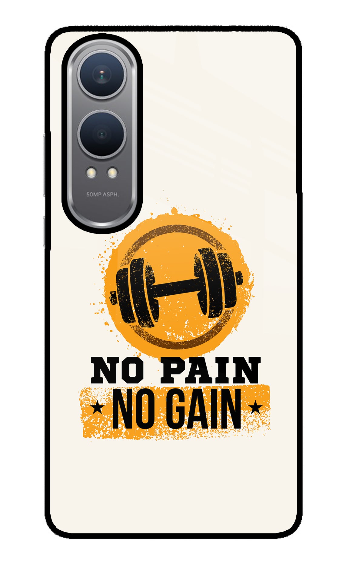 No Pain No Gain OnePlus Nord CE4 Lite Glass Case