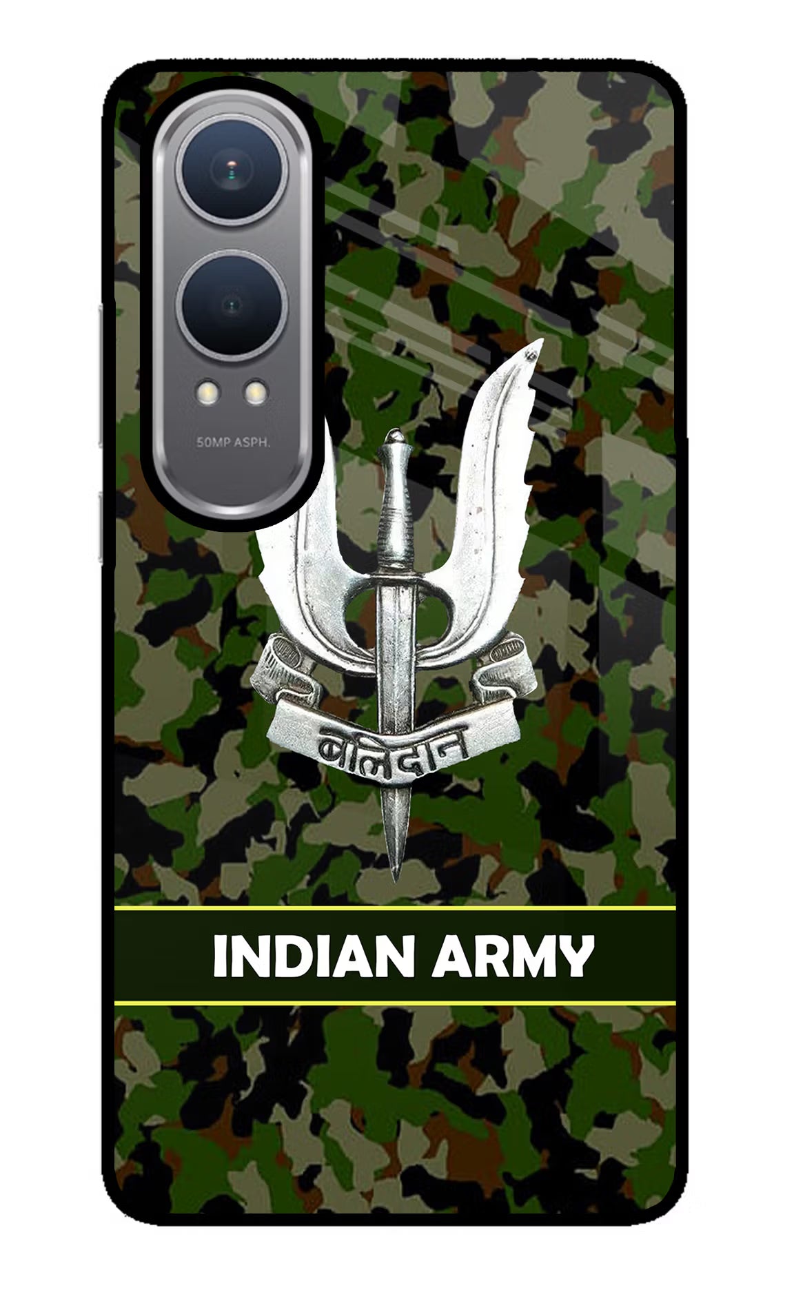 Balidan Indian Logo OnePlus Nord CE4 Lite Glass Case Back Cover by Casekaro