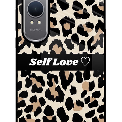 Leopard Print Self Love OnePlus Nord CE4 Lite Glass Case