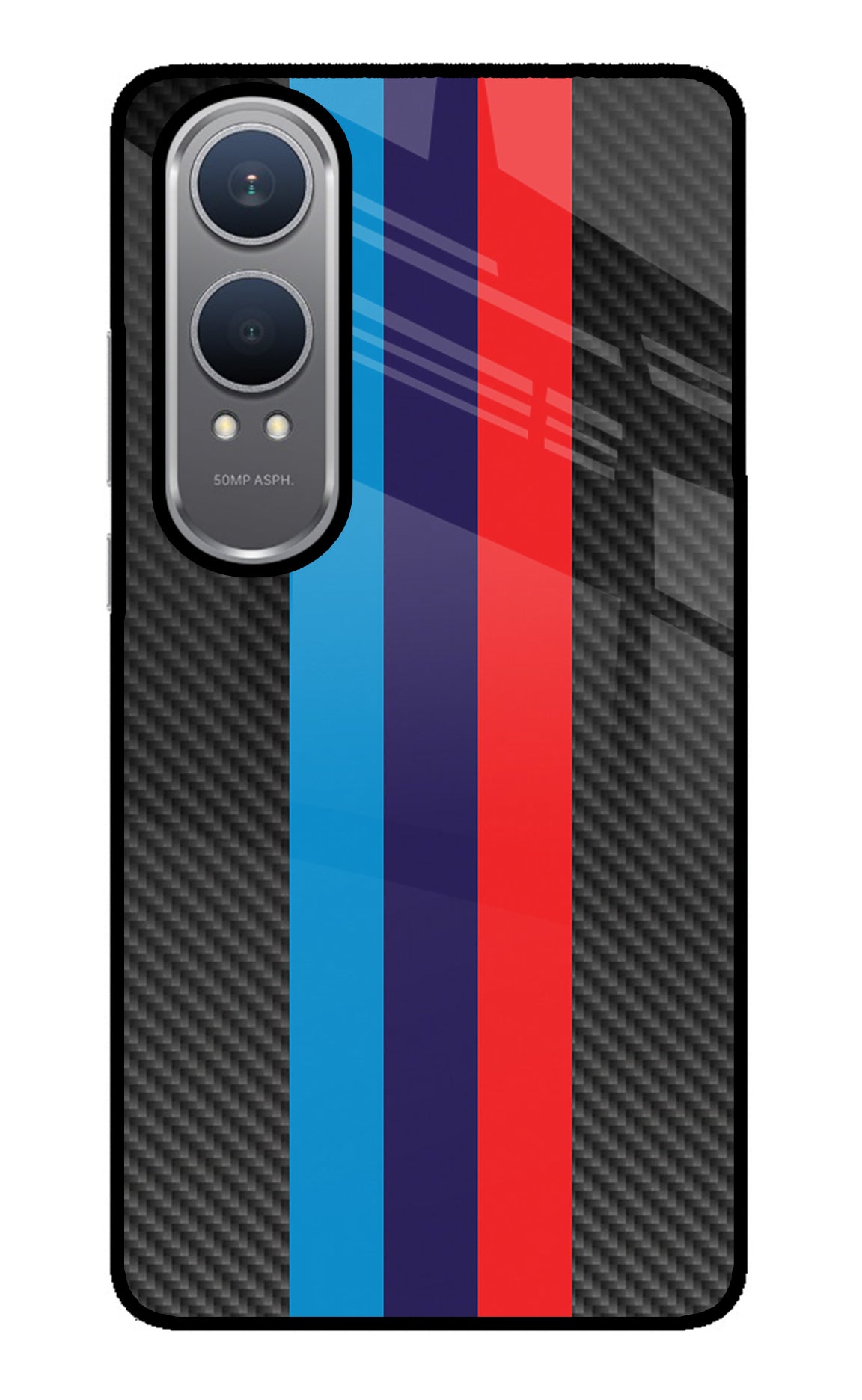 BMW Stripes Pattern OnePlus Nord CE4 Lite Glass Case